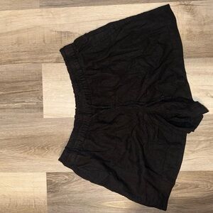 Women's Black Casual Shorts